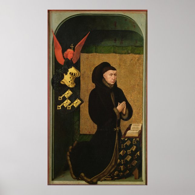 Poster Le donateur, le chancelier Nicholas Rolin (Devant)