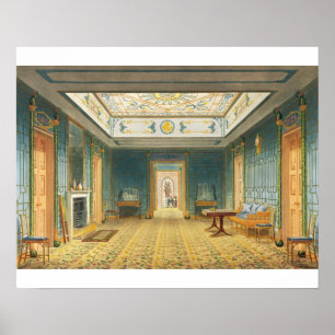 Poster Le Double Lobby ou Galerie (Sud) au-dessus du Corr
