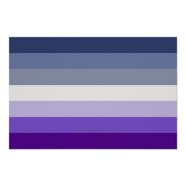 Poster Le drapeau de la fierté lesbienne boucher de Slipp (Devant)
