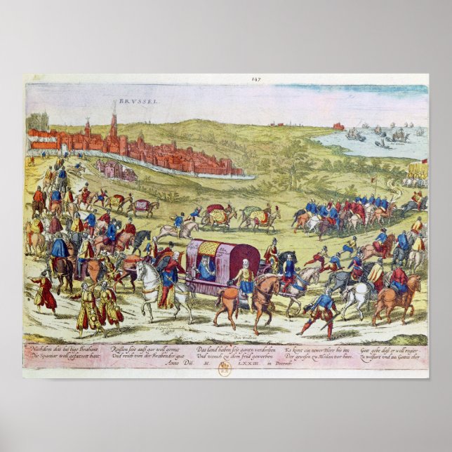 Poster Le duc d'Alba, rappelé en Espagne (Devant)