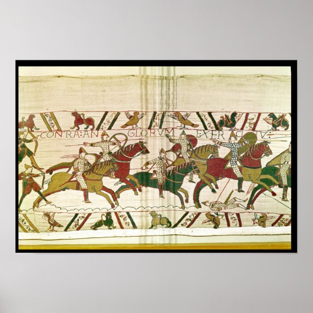 Poster Le duc William exhorte ses troupes (Devant)