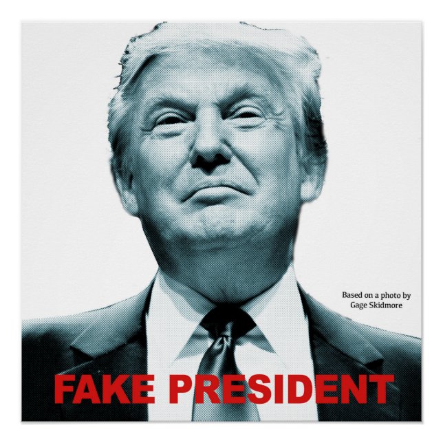 Poster Le faux président (Trump) (Devant)