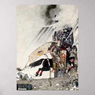 Poster Le Fils de la veuve : Le Lad chevauchant le cheval