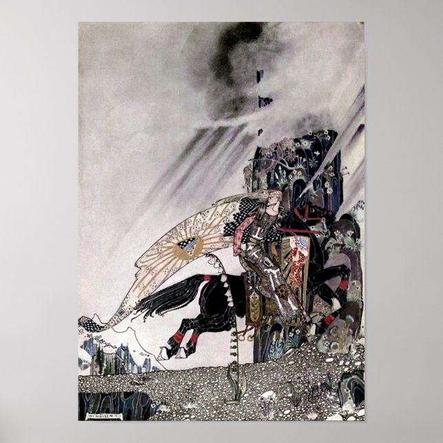 Poster Le fils de la veuve par Kay Nielsen Imprimer (Devant)