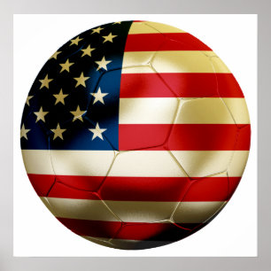 Poster Le football des Etats-Unis