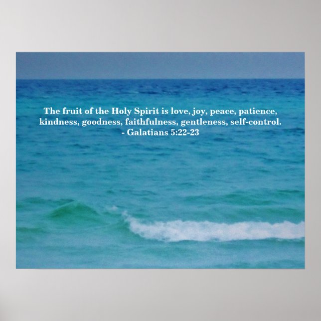 POSTER LE FRUIT DE L'ESPRIT (Devant)