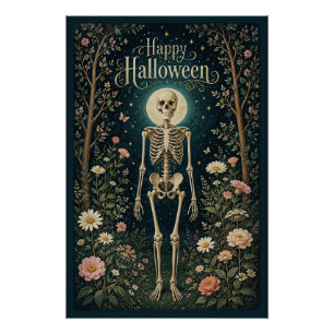 Poster Le Gardien du Jardin au Clair de Lune