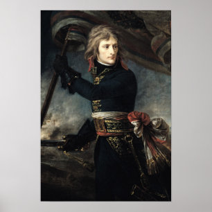 Poster Le Général Bonaparte sur le pont chez Arcole