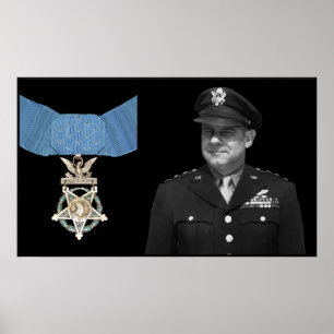 Poster Le général Doolittle et la médaille d'honneur