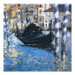 Poster Le grand canal de Venise Edouard Manet