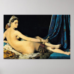 Poster Le Grand Odalisque, Français La Grande Odalisque