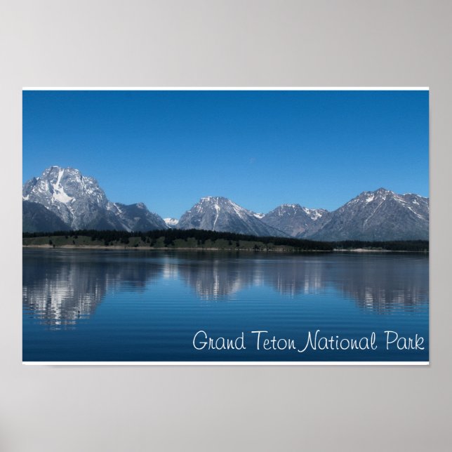 Poster Le Grand Teton Nation Park (Devant)