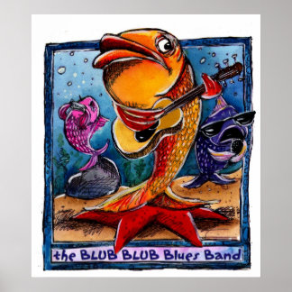 Poster Le groupe Blub Blub Blues