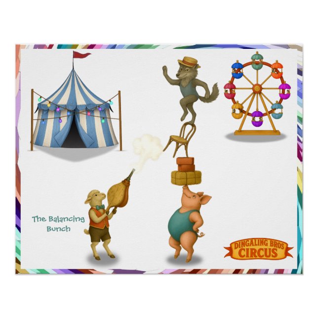 Poster Le Groupe Équilibriste (Devant)