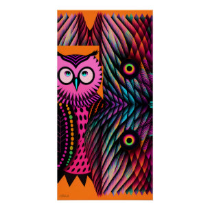 Poster Le Hibou qui portait un Pyjama