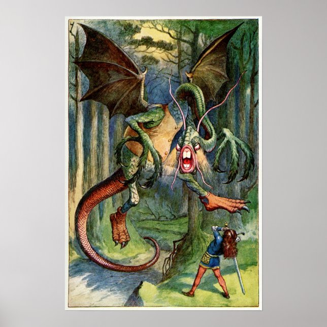 Poster Le Jabberwock (Devant)