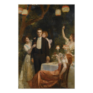 Poster Le Jardin d'Armide (par John Collier)