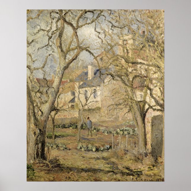 Poster Le Jardin des légumes, 1878 (Devant)