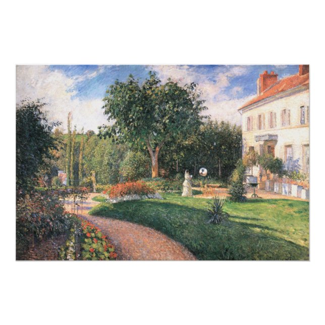 Poster Le Jardin des Mathurins Camille Pissarro (Devant)