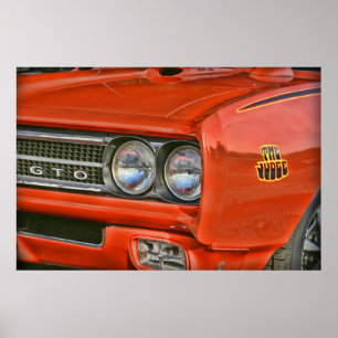 Poster Le juge Pontiac GTO 1969