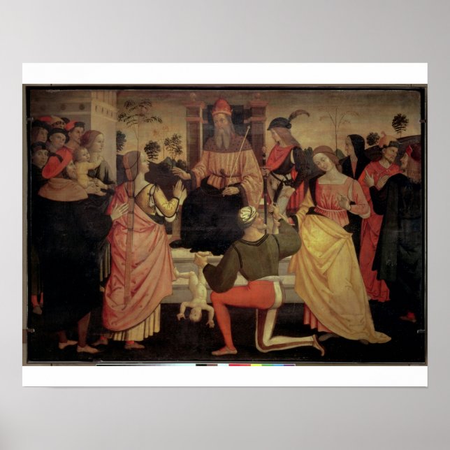 Poster Le jugement de Salomon (Devant)