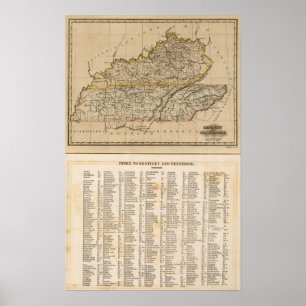 Poster Le Kentucky, Tennessee