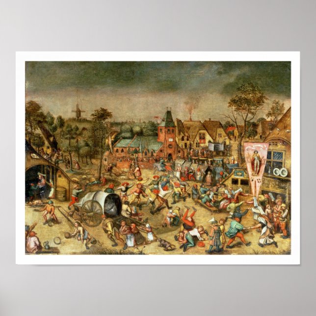 Poster Le Kermesse de la fête de Saint-Georges (Devant)
