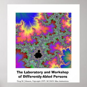 Poster Le laboratoire et l'atelier de Differently-Abled.