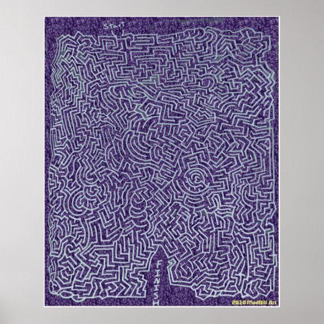 Poster Le Labyrinthe (Devant)