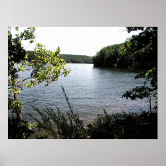 Poster Le lac du Parc d'état d'Ozarks