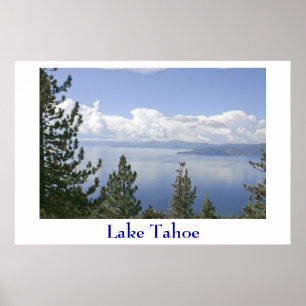 Poster Le lac Tahoe