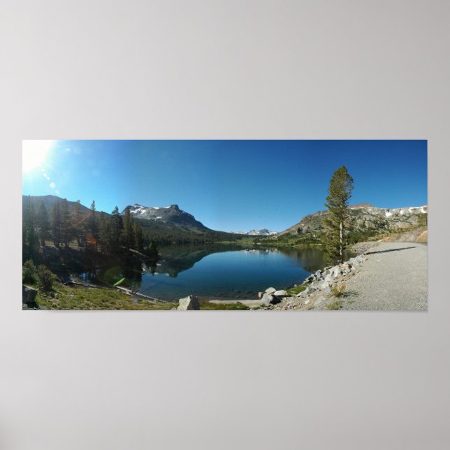 Poster Le lac Tioga (Devant)