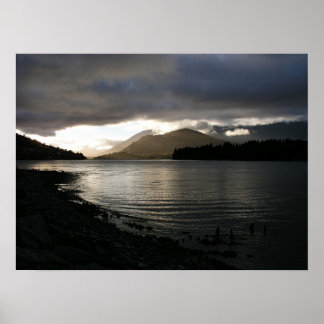 Poster Le lac Wakatipu