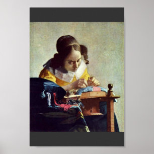 Poster Le Lacemaker, La Dentelière de Français, par