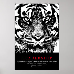 Poster Le leadership motivationnel du Tigre de Sumatra en