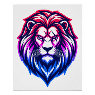 Poster Le Lion Puissant - Édition Bi-Souveraine