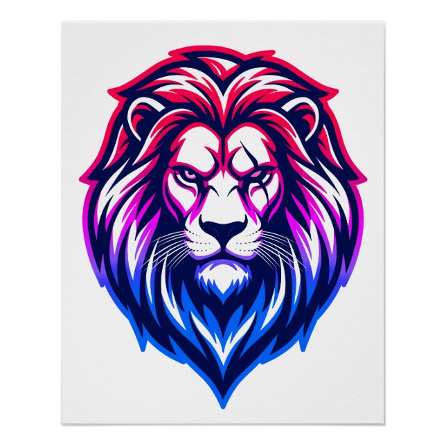 Poster Le Lion Puissant - Édition Bi-Souveraine (Devant)