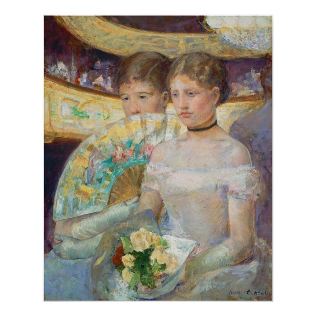 Poster Le Loge, 1882 (huile sur toile) (Devant)
