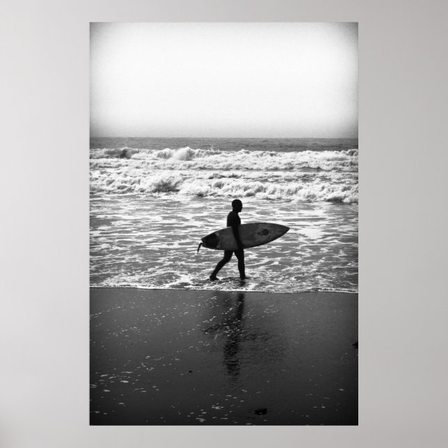 Poster Le Lone Surfer et la Mer (Devant)