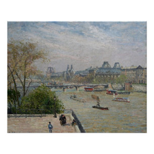 Poster Le Louvre, Printemps Camille Pissarro