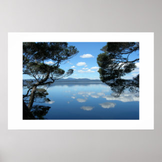 Poster Le magnifique ciel bleu