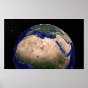 Poster Le marbre bleu Nouvelle génération Terre 3