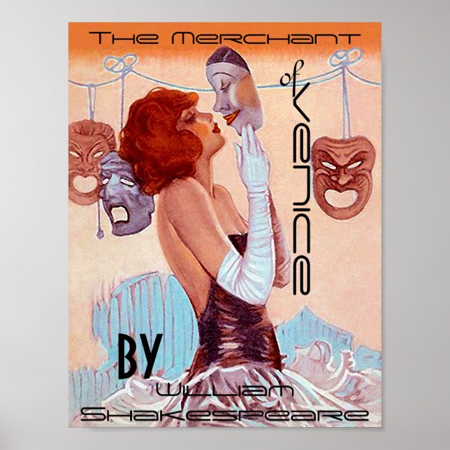Poster Le Marchand de Venise William Shakespeare (Devant)