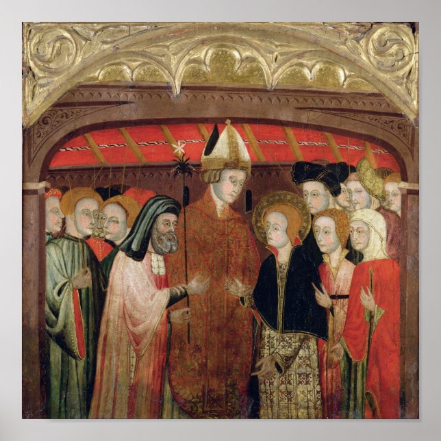 Poster Le mariage de la Vierge (Devant)