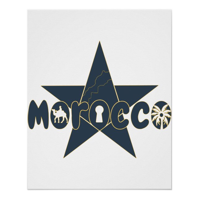 Poster Le Maroc est un patrimoine digne de fierté (Devant)