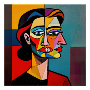 Poster Le Masque et le Monstre - Portrait d'un Trompeur