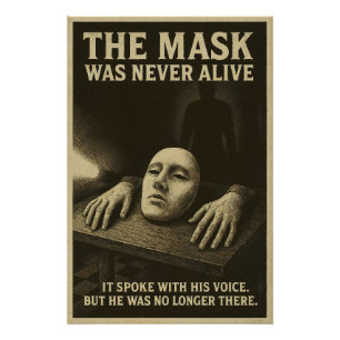 Poster Le Masque n'a jamais été vivant - un Whisperer dan