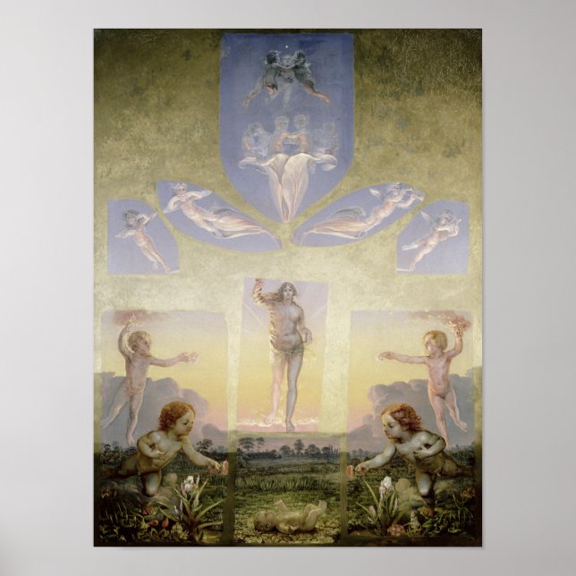 Poster Le matin, c.1808-9 (Devant)