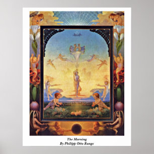 Poster Le Matin Par Philipp Otto Runge