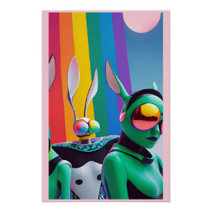 Poster Le mauvais lapin